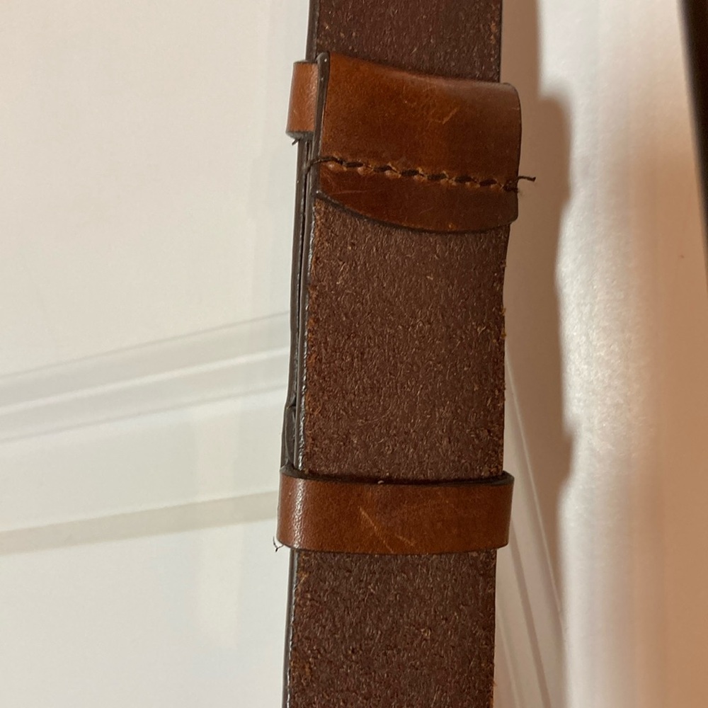 Chico’s Brown Leather Adjustable Belt - Picture 5 of 13